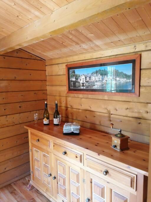 Chalet En Pleine Nature Au Bord D'Un Etang Lanvallay Exterior photo
